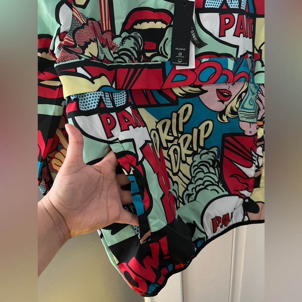 Reason Multicolor Comic Print Jacket - image 4